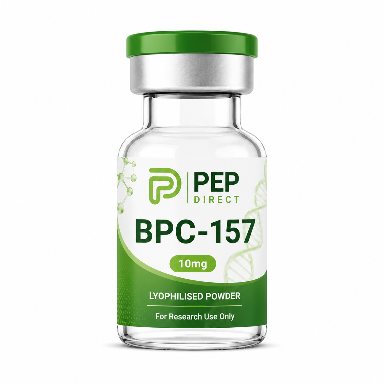 BPC-157 10mg research peptide vial