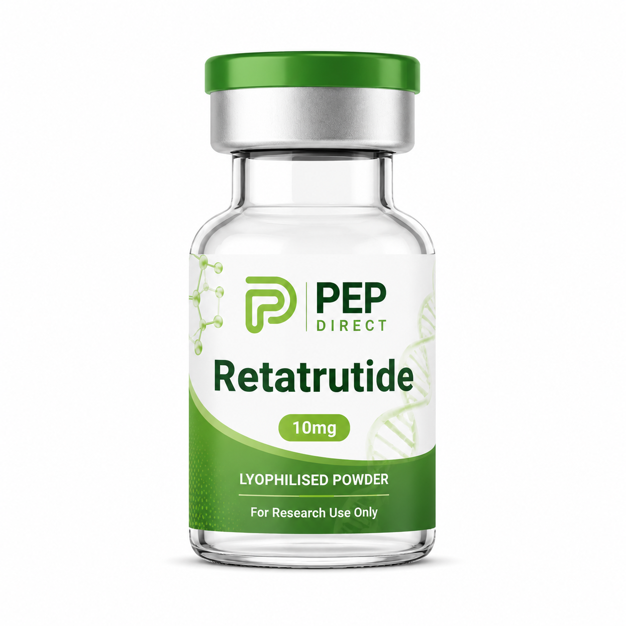 Retatrutide 10mg research peptide vial